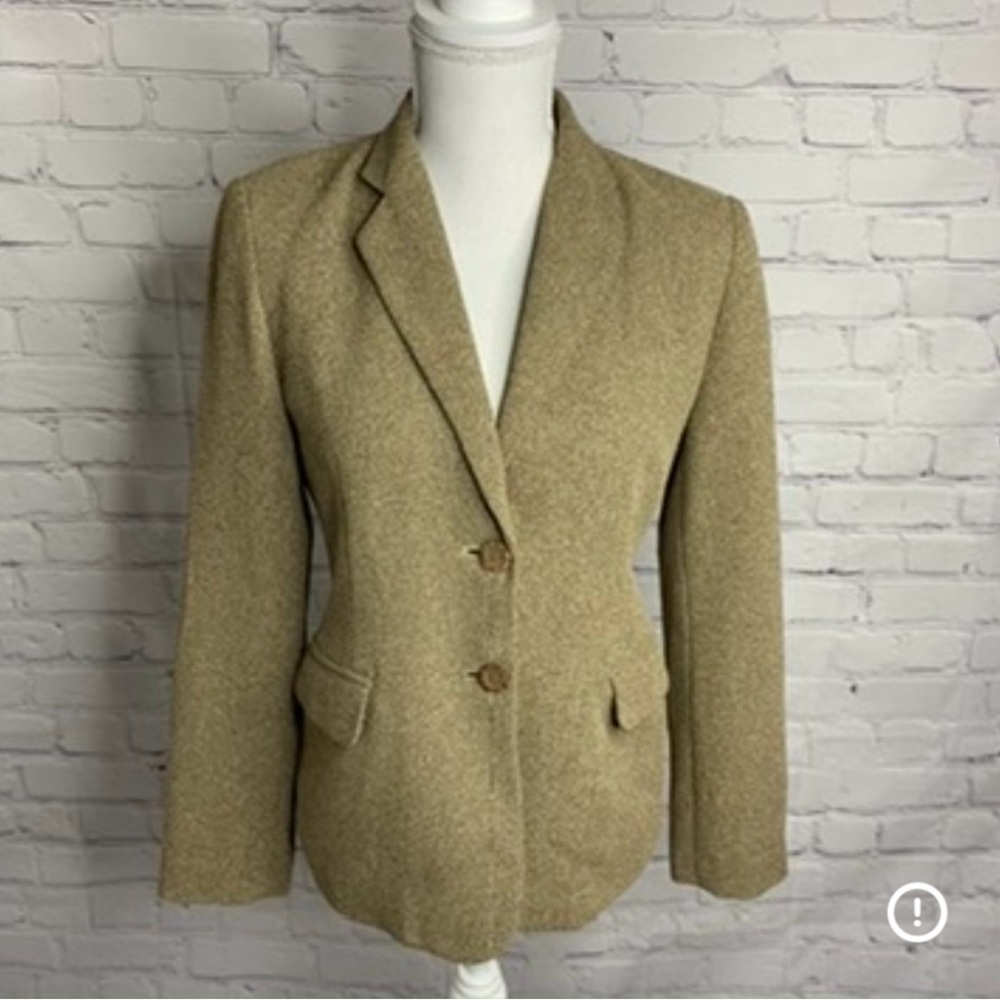 JUDITH HART Vintage Tan Blazer 4 Petite